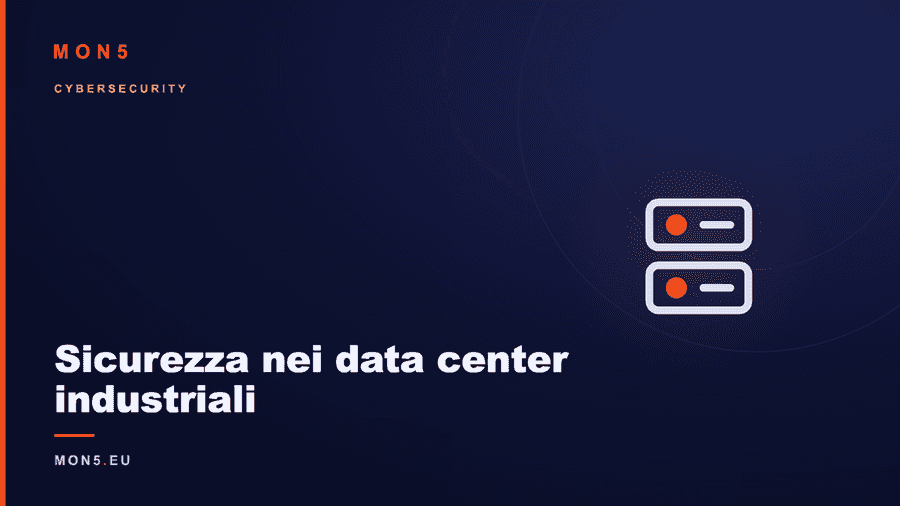 Data center industriale con rack, BMS e sistemi di raffreddamento