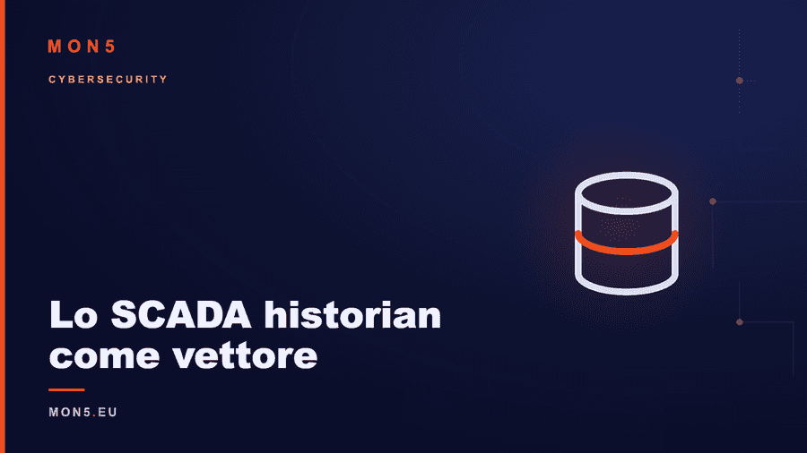 Server historian SCADA in sala server industriale con connessioni tra rete IT aziendale e rete OT di processo