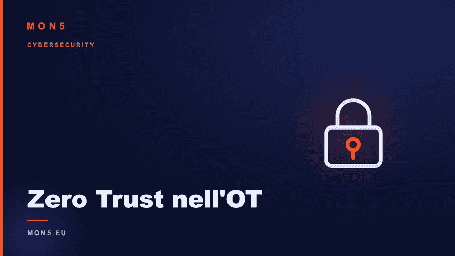 Schema architetturale Zero Trust applicato a una rete OT industriale